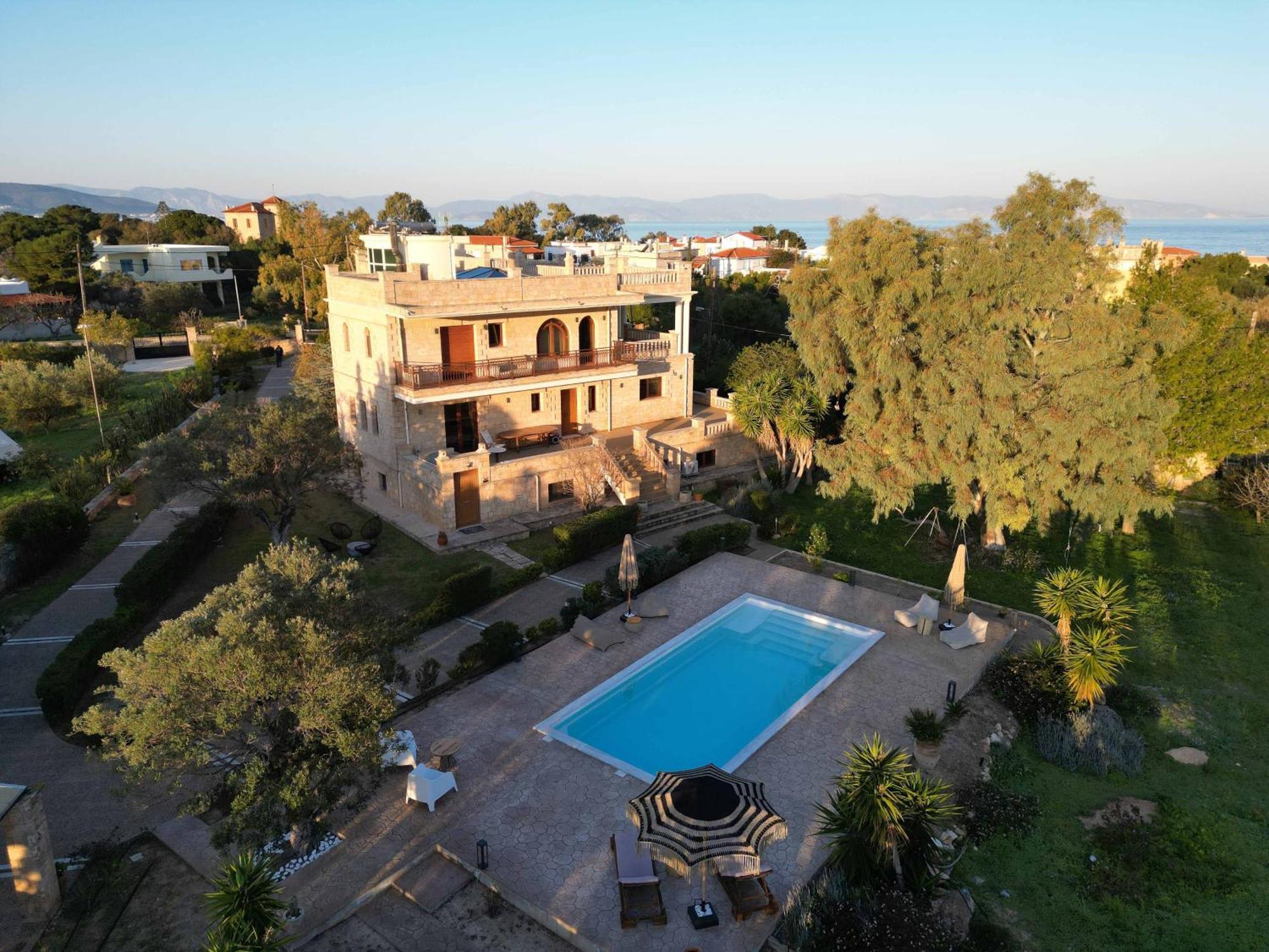 Seaside "Stone & Light Villa Ii" Close To Aegina City Khloi Buitenkant foto